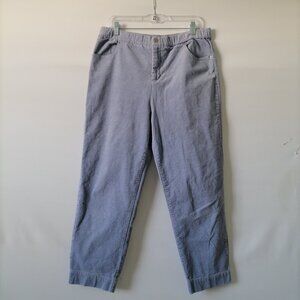 Wilde Fable Women Lavender Corduroy High Rise Trouser Pants Size Large